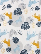 Ткань Сатин «Леопард», голубая, ширина160 см, 100% хлопок, 160 г/м² - Фото 2