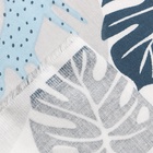 Ткань Сатин «Леопард», голубая, ширина160 см, 100% хлопок, 160 г/м² - Фото 4