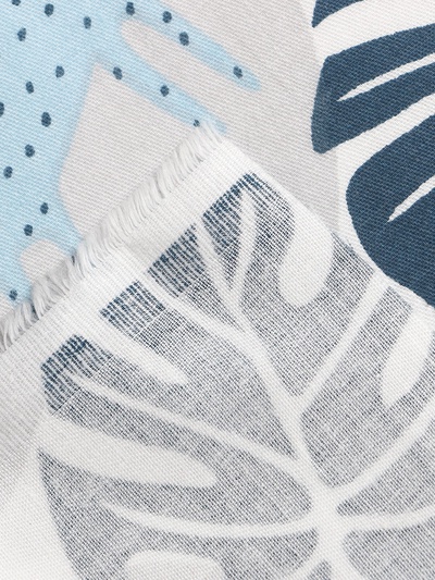 Ткань Сатин "Леопард" цв.голубой, ш.160 см, 100% хлопок, 160 гр/м2