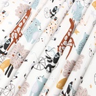 Ткань Сатин «Зоопарк», ширина 160 см, 160 г/м² - Фото 2