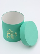 Набор шляпных коробок  3 в 1 "Ты в моём сердце" зелёный, 21 х 20  - 16 х 17 см 10855984