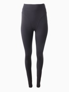 Легинсы спортивные с вставкой женские MINAKU, чёрные, размер 42 - Фото 6