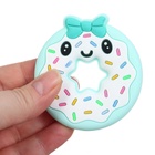 Прорезыватель силиконовый для зубов Крошка Я «Пончик», бирюзовый 10851753