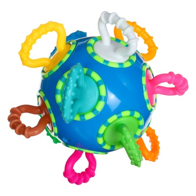 Погремушка «Шар трещотка», синий, Крошка Я