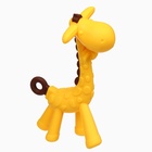 Прорезыватель силиконовый для зубов в кейсе «Жирафик», цвет МИКС, Крошка Я - фото 31083967