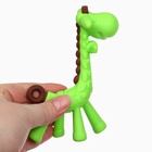 Прорезыватель силиконовый для зубов в кейсе «Жирафик», цвет МИКС, Крошка Я - фото 31083976