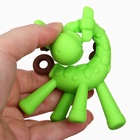 Прорезыватель силиконовый для зубов в кейсе «Жирафик», цвет МИКС, Крошка Я - фото 31083975