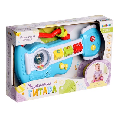 Музыкальная игрушка ZABIAKA «Гитара», звуковые и световые эффекты