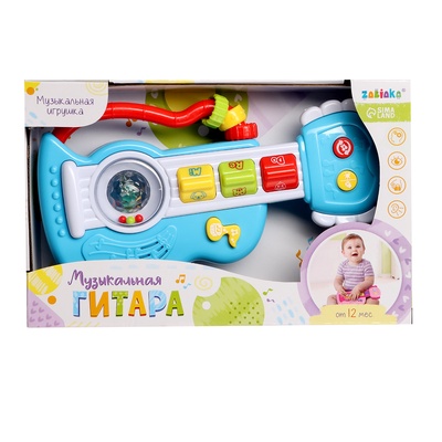 Музыкальная игрушка ZABIAKA «Гитара», звуковые и световые эффекты