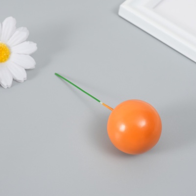 Декор для творчества "Шарики оранж" d=2; 3; 3,5 и 4 см набор 20 шт