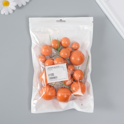 Декор для творчества "Шарики оранж" d=2; 3; 3,5 и 4 см набор 20 шт