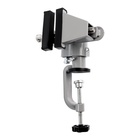 Мини-тиски алюминиевые ТУНДРА, винтовой зажим, поворотный шарнир, два вида захвата, 75 мм - фото 30922589