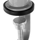 Мини-тиски алюминиевые ТУНДРА, винтовой зажим, поворотный шарнир, два вида захвата, 75 мм - фото 30922593