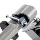 Мини-тиски алюминиевые ТУНДРА, винтовой зажим, поворотный шарнир, два вида захвата, 75 мм - фото 30922594