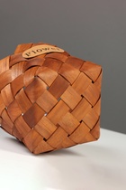 Набор корзин плетёных, 2 шт., 20×20×12 см, 16×16×10 см, ива, натуральный цвет 10732505 - фото 809721