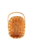 Корзина плетёная для хранения, 22×16×12 см, ручка h=15 см, ива, натуральный цвет - Фото 6