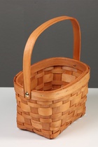 Набор корзин плетёных, 3 шт., 26×19×12 см, 20×15×11 см, 17×11×10 см, ива, натуральный цвет - Фото 7