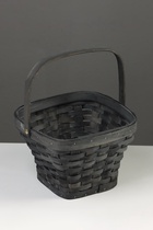 Набор корзин плетёных, 3 шт., 28×28×16 см – 23×23×14 см – 18×18×12 см, ива, серая - Фото 7