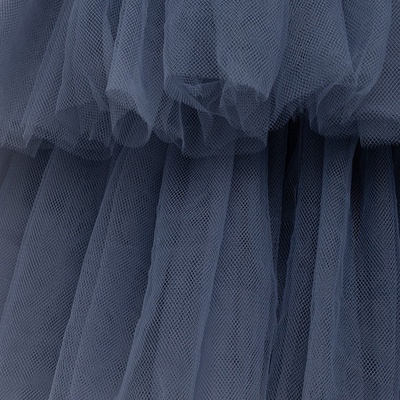 Фатин для рукоделия и шитья, 40 г/м², ширина 160 см, тёмно-серый