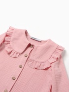 Рубашка для девочки KAFTAN, розовая, размер 30 (98-104 см) - Фото 10