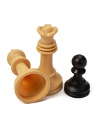 Шахматные фигуры, пластиковые, король h=7 см, d=3.2 см - Фото 3