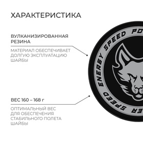 УЦЕНКА Шайба хоккейная взрослая 10856382