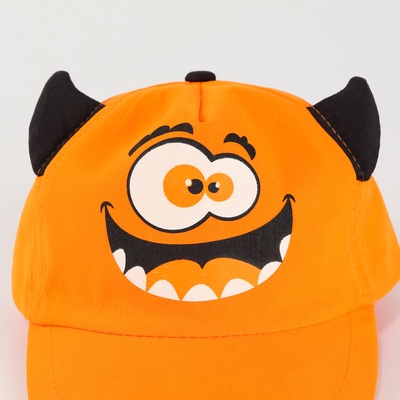 Кепка детская с рожками «Монстрик», р-р. 48-50