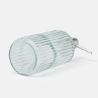 Дозатор для мыла SAVANNA «Лайн», 500 мл, стеклянный, прозрачный - Фото 5