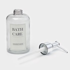 Дозатор для мыла, 300 мл, стекло, прозрачный - Фото 3