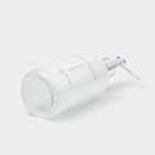 Дозатор для кондиционера и жидкого мыла, 500 мл, стекло, белый - Фото 6