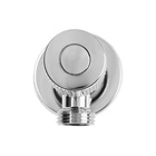 Кран угловой ZEIN engr, 1/2" х 1/2", кран-букса латунь/керамика, нерж. сталь, хром - Фото 6