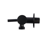 Кран двойной ZEIN engr, 1/2" × 1/2", два вентиля, кран-букса керамика, нерж. сталь, черный - фото 30887879 Кран двойной ZEIN engr, 1/2" × 1/2", два вентиля, кран-букса керамика, нерж. сталь, черный - фото 30887879