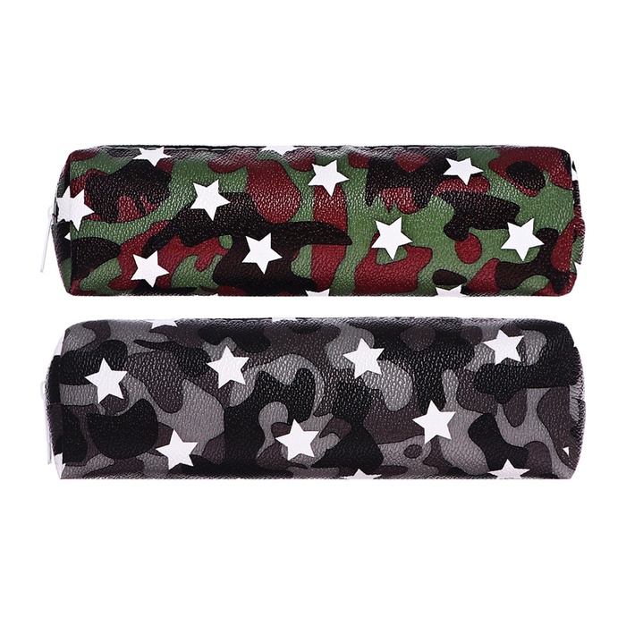 Пенал школьный «Милитари», на молнии, МИКС - Фото 1