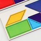 Головоломка деревянная для детей «Повтори по образцу. Умные машинки», 13 деталей, 18 схем - Фото 12