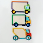 Головоломка деревянная для детей «Повтори по образцу. Умные машинки», 13 деталей, 18 схем - Фото 9