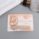 Заколка - автомат для волос «Диана», прямой, 7 см, золото - Фото 3