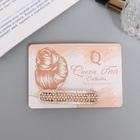 Заколка - автомат для волос «Диана», прямой овал, 6.5 см, золото - Фото 4