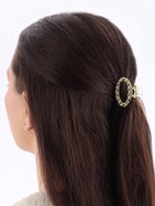 Краб для волос "Карэн" овал, 4 см, золото (6 шт) - фото 809028496