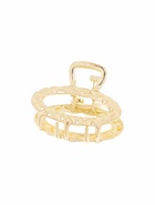 Краб для волос "Карэн" овал, 4 см, золото (6 шт) - фото 809028498