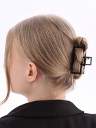 Крабик для волос «Джина», прямой, 7 см, чёрный 10691596