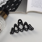 Крабик для волос «Джина», волны, 7 см, чёрный (комплект 6 шт) - фото 46499926