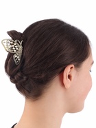 Крабик для волос «Лесли», бабочка, 6 см, золото (комплект 6 шт) - фото 46499935