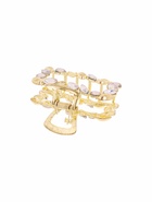 Краб для волос "Кэли" прямой, 5 см, золото (6 шт) - фото 809072760