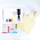 Шопер для раскрашивания в технике Эбру, сумка, 5 цветов - Фото 3