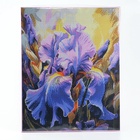 Алмазная мозаика с полным заполнением на холсте с подрамником «Ирисы», 40×50 см - Фото 3