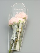 Пакет цветочный конус, «Счастье», розовый, 24×9×44 см±1 см 10763631