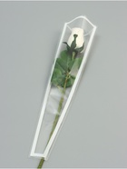 Пакет конус для цветов, «Кайма», 12.5×4×45±1 см, белый - Фото 1