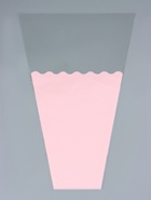Пакет конус для цветов, «Чувства», 28×8×44±1 см, розовый - Фото 2