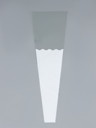 Пакет конус для цветов, «Чувства», 12.5×4×45±1 см, белый - Фото 2
