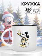 Кружка керамическая Winter wishes Микки Маус, 350 мл - Фото 1